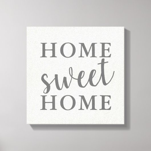 Home Sweet Home Canvas Afdruk (Voorkant)