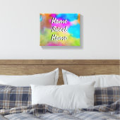 Home sweet home canvas afdruk (Insitu (Slaapkamer))