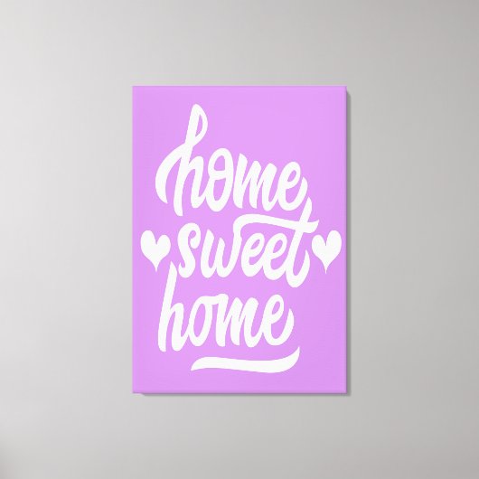 Home Sweet Home Canvas Afdruk (Voorkant)