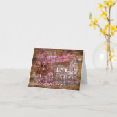 Home Sweet Home Carte pour notes (Fleur jaune)
