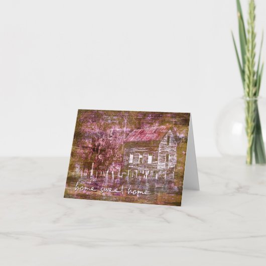 Home Sweet Home Carte pour notes (Devant)