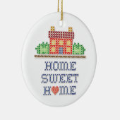 Home Sweet Home Ceramic Ornament (Rechts)