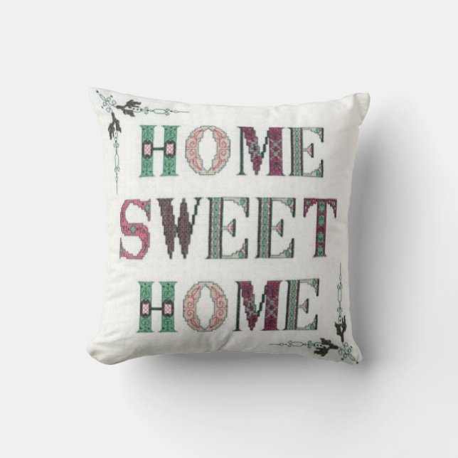 Home Sweet Home Coussin (Recto)