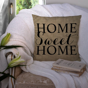 Home Sweet Home Coussin jeté