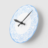 Home Sweet Home Doily Design Ronde Klok (Hoek)