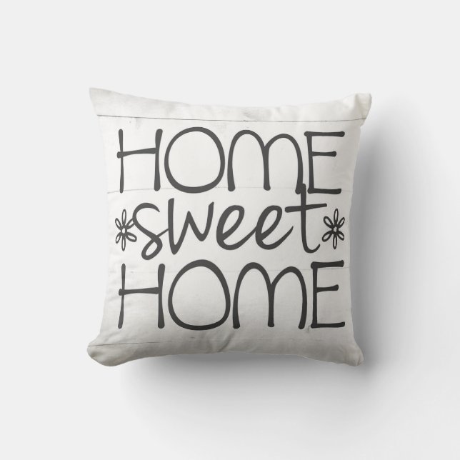 Home Sweet Home Farmhouse Pillow Kussen (Voorkant)