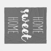 Home Sweet Home Fleece Deken (Voorkant (Horizontaal))