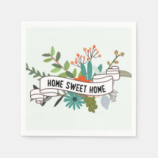 Home Sweet Home | floral Servet