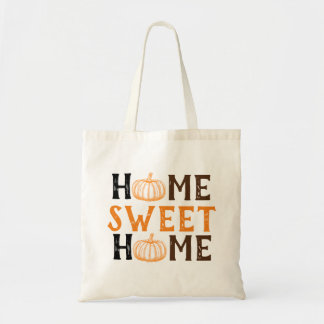 Home Sweet Home Happy Herfst Pumpkin Canvas tas