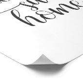 Home Sweet Home, Home-decor afdrukken Poster (Hoek)