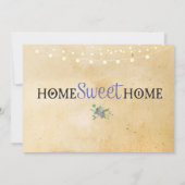 Home Sweet Home Houseréchauffe Party Invitation cl (Dos)