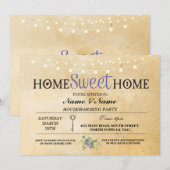 Home Sweet Home Houseréchauffe Party Invitation cl (Devant / Derrière)