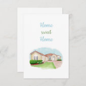 Home Sweet Home Kaart (Voorkant / Achterkant)