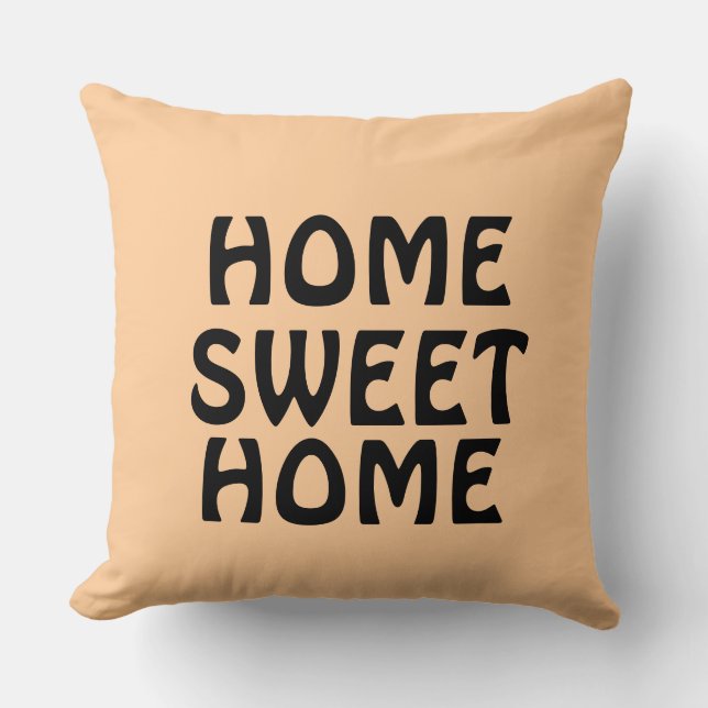 HOME SWEET HOME lance oreiller (Recto)