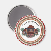 Home Sweet Home Magnet Magneet (Voorkant / Achterkant)