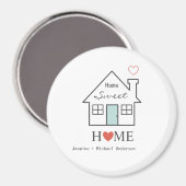 Home Sweet Home Magnet personnalisé (Recto/Verso)
