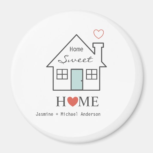 Home Sweet Home Magnet personnalisé (Devant)
