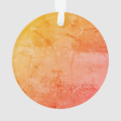 Home Sweet Home Moderne Floral Chic Orange Jaune (dos)