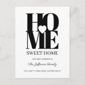 Home Sweet Home Moving Faire-part Carte postale (Devant)
