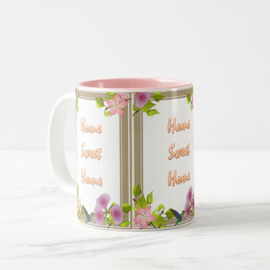 Home Sweet Home Mug rose (Devant gauche)