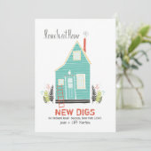 Home Sweet Home Nieuw Adres aankondiging (Staand voorkant)