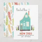 Home Sweet Home Nieuw Adres aankondiging (Voorkant / Achterkant)