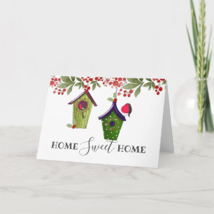 Home Sweet Home Nieuw Home Housewarming Vogelhuis Kaart