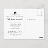 Home Sweet Home Nieuw Huis Verhuisaankondiging Briefkaart (Achterkant)