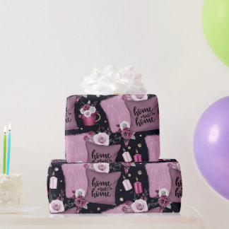Home Sweet Home Patroon Cadeaupapier