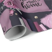 Home Sweet Home Patroon Cadeaupapier (Rol Hoek)