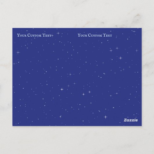 "Home Sweet Home Planet Earth" Whimsical Custom Briefkaart (Achterkant)