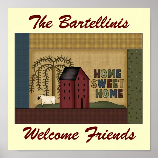 Home Sweet Home Poster (Voorkant)