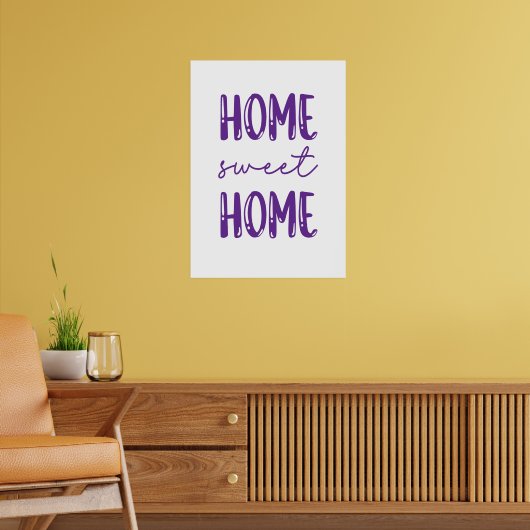 Home sweet home poster (Woonkamer 2)