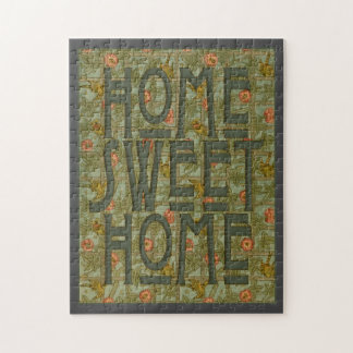 Home Sweet Home puzzle de style Art nouveau