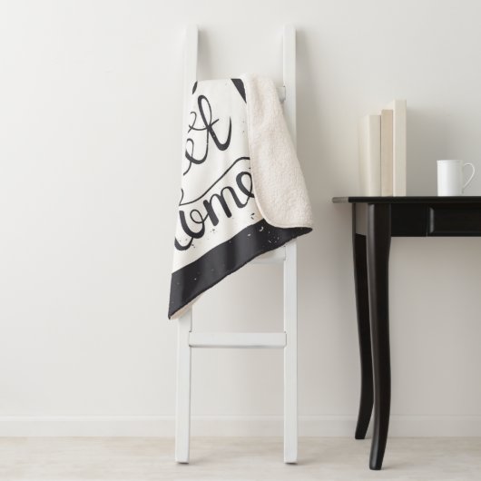 Home Sweet Home Sherpa Deken (In situ)