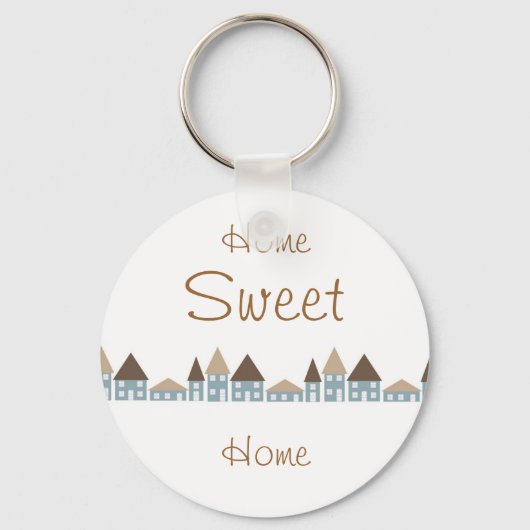 Home Sweet Home Sleutelhanger (Voorkant)