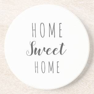 Home Sweet Home Stone drank coaster Zandsteen Onderzetter