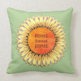 Home Sweet Home Sunflower Kussen
