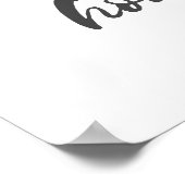 Home Sweet Home Trailer Black en White Poster (Hoek)