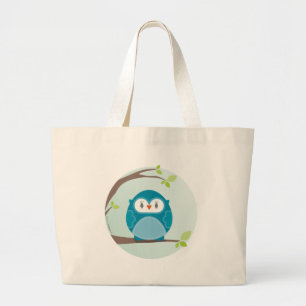 HOME SWEET HOME :: Uil in een boom 5 Grote Tote Bag