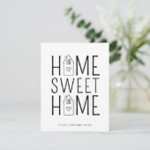 Home Sweet Home Vastgoed Hart Huis Kaart (Staand voorkant)