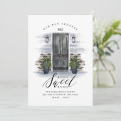 Home Sweet Home | We hebben de grijze Waterverf de Aankondiging (Staand voorkant)