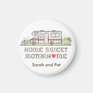 Home Sweet Motor Home Magnet Magneet