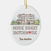 Home Sweet Motor Home Ornament (Rechts)