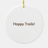 Home Sweet Motor Home Ornement (Dos)