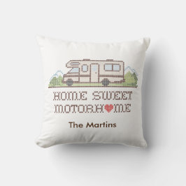 Home Sweet Motor Home Pillow Kussen