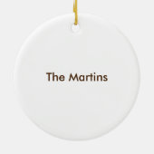 Home Sweet Motorhome Ornament (Achterkant)