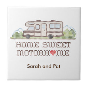Home Sweet Motorhome Tile Tegeltje