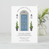 Home Sweet New Home Moving Invitation (Debout devant)