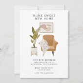 Home Sweet New Home Moving Uitnodiging (Voorkant)